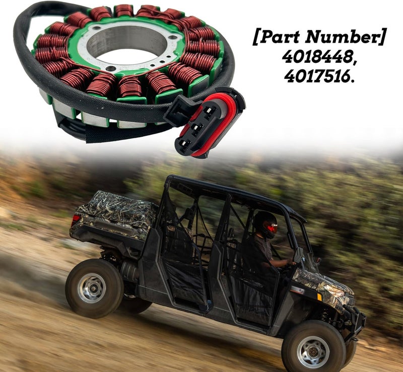 MOTOBULL Stator 4018448 Compatible with Polaris Ranger XP 1000 / Ranger Crew 1000 4017516 - Image 3